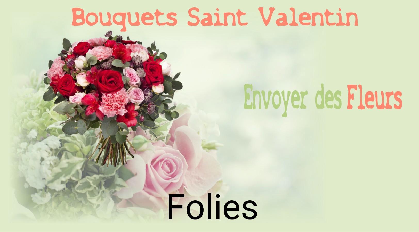 Roses de Saint-Valentin livrées à Folies